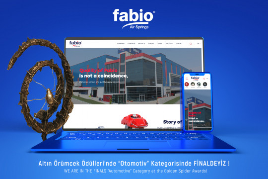 Fabio is in the Finals of the Golden Spider Awards!